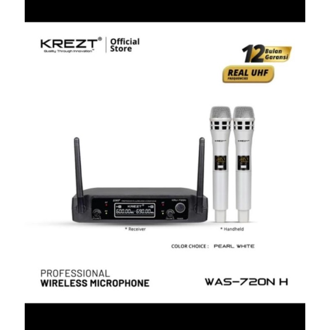 MIC WIRELESS KREZT KRU 720N ( HANDHELD ) ORIGINAL