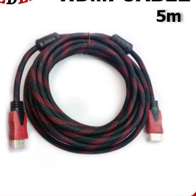 ☀ Kabel Hdmi 5 meter Laptop Ke TV High Speed Versi 1.4 hdmi to hdmi ➺