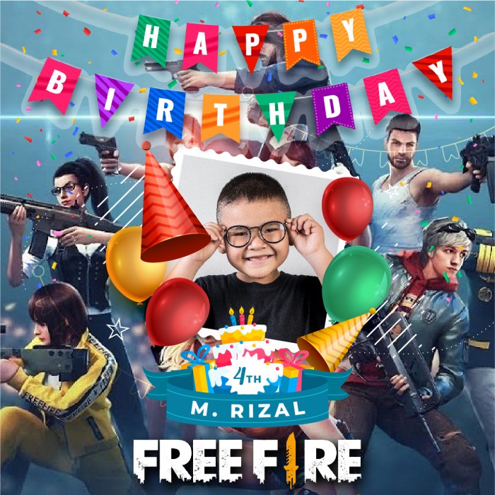 Backdrop Ulang Tahun Custom| Banner Ulang Tahun Ultah (Boy)