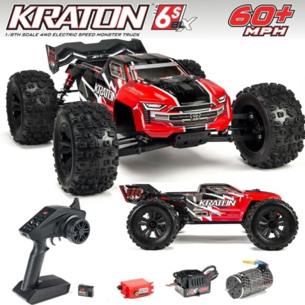 

Dijual Arrma Kraton 6S BLX 4WD 1/8 Brushless Speed Monster Truck VS Traxxas - Biru Diskon