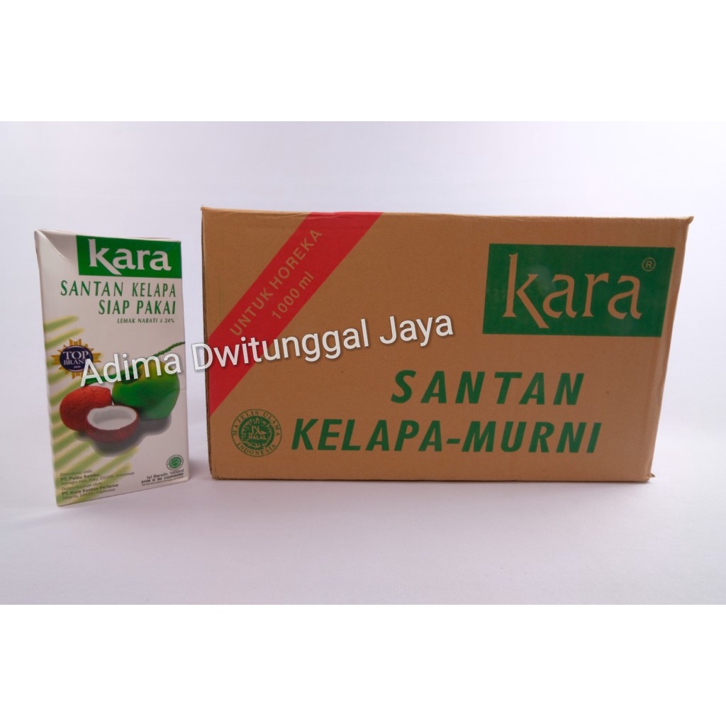 Santan Kelapa Kara 12x1 Liter - Karton