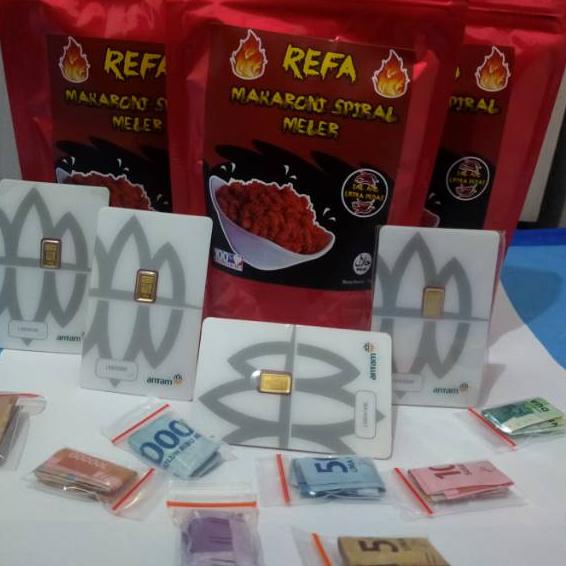 

☻ Refa Snack Berhadiah Uang dan Emas / Snack Zaman Now/ promo / new / Snack Makaroni ✷