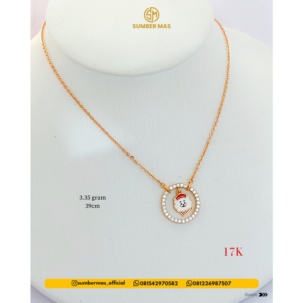 BT21 KIDS SERIES NECKLACE 17K - SUMBER MAS