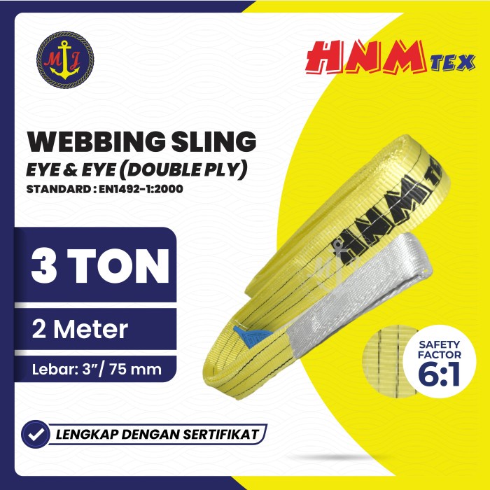 WEBBING SLING 3 TON X 2 METER