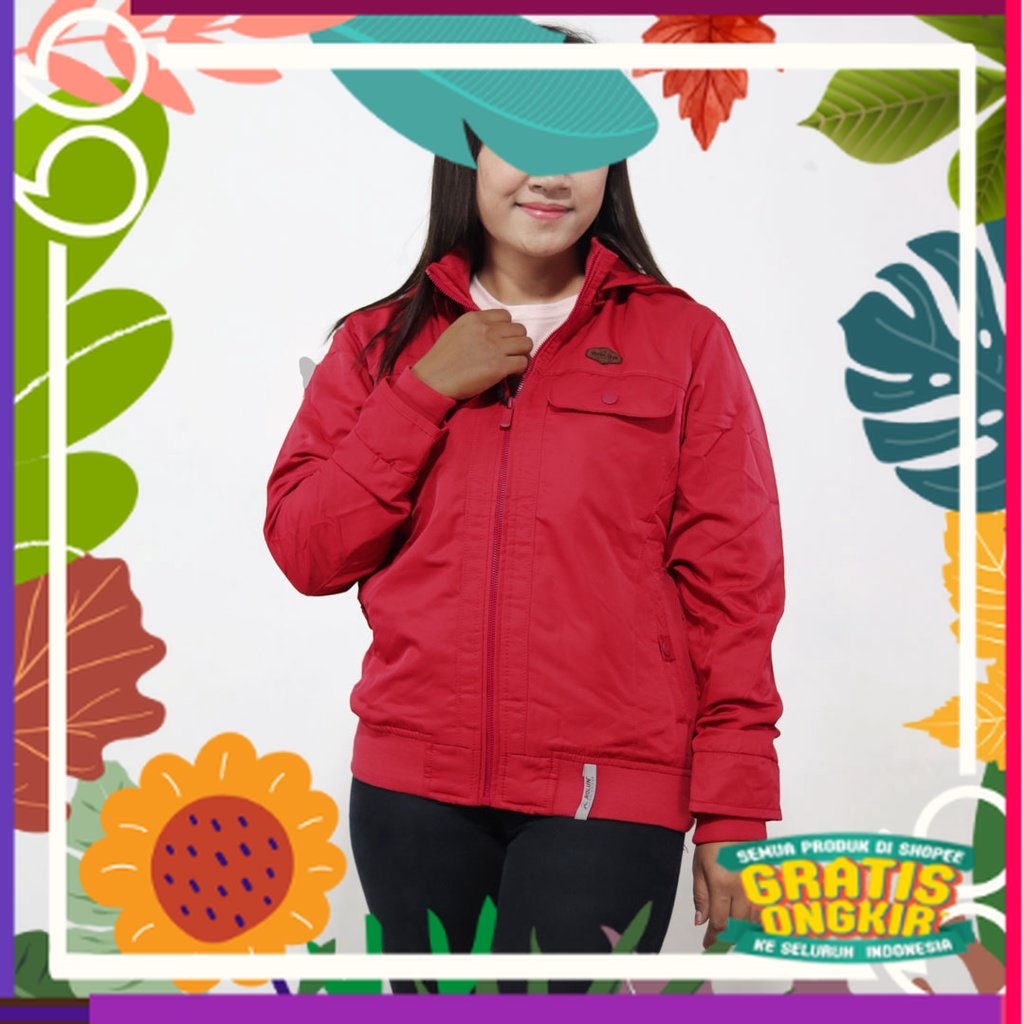 Jaket Parasut Wanita Rolun Original RLP HD.746031 Saku Depan Granada Fashion / surfing top