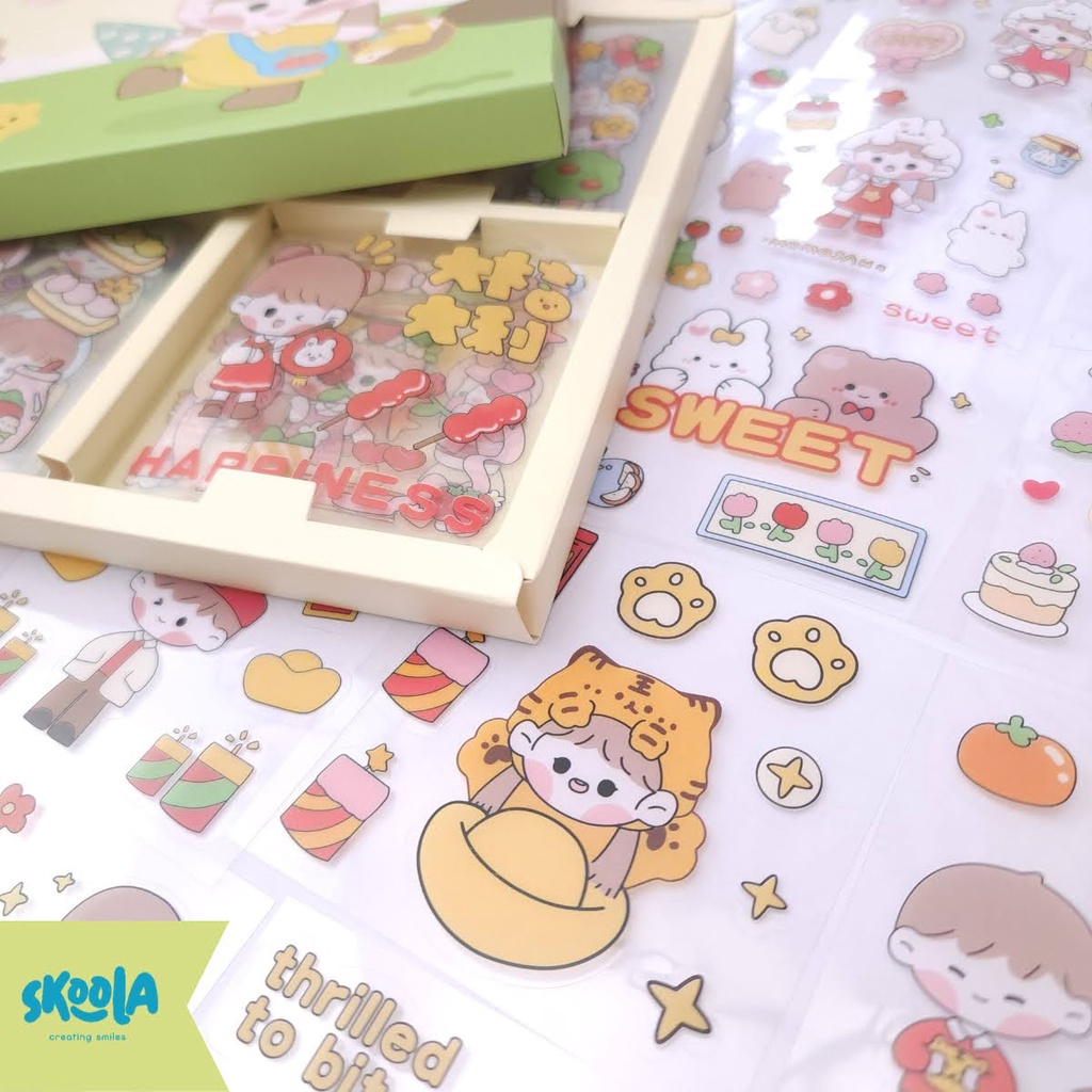 Skoola Stiker Momo Anak Remaja Sticker Aesthetic Lucu Waterproof