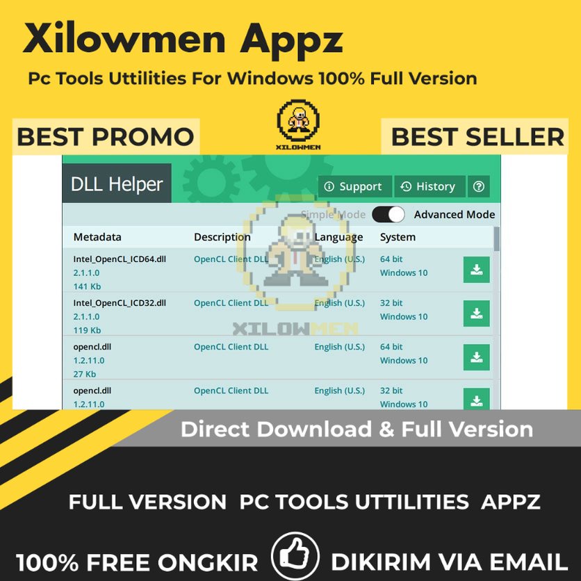 [Full Version] DLL Helper Pro PC Tools Software Utilities Lifetime Win OS