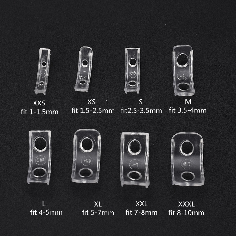 [HOT Sale] Ring Size Adjuster Silicone Jewelry Tools Adjuster Bening Cocok Segala Cincin Resizer Invisible 8ukuran Pengecil Ring Sizer Cincin Longgar