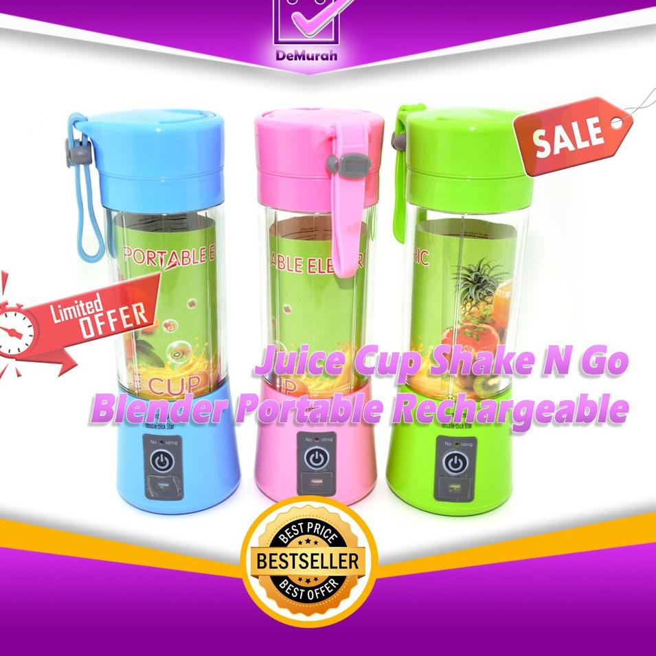 ♡ QUILLPIN Juice Portable Juicer Rechargeable New Shake N Take 0527 ✯