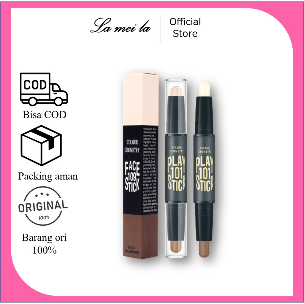 LAMEILA Colour Geometry Face 109 Stick Contour Duo Cocealer Stick LM-1002