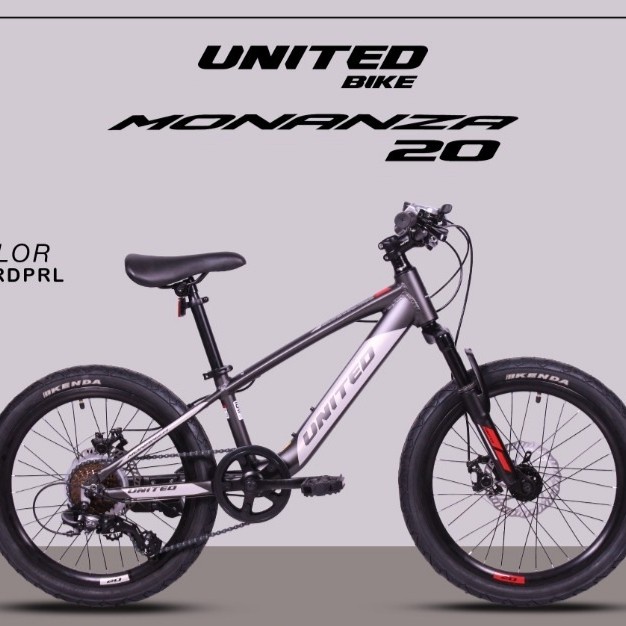 Sepeda Anak Mtb 20 Inch United Monanza 7 Speed #Original