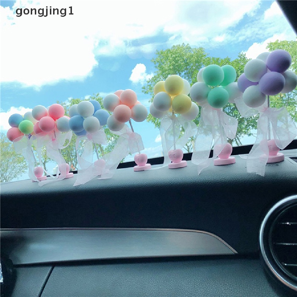 Ggg Ornamen Mobil Nodding Balon Dekorasi Dashboard Mobil Musim Semi Goyang Kepala Mainan ID