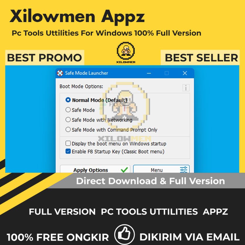 [Full Version] Safe Mode Launcher Pro PC Tools Software Utilities Lifetime Win OS