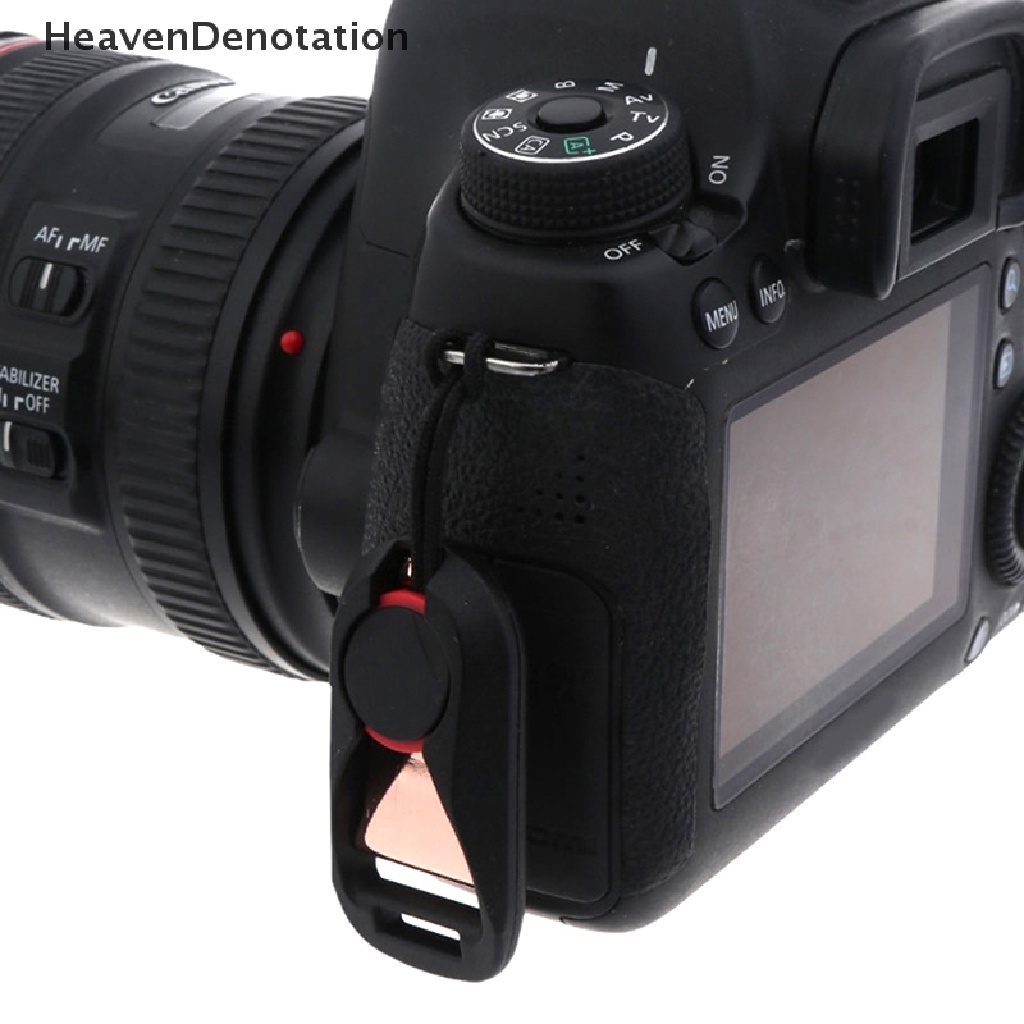 [HeavenDenotation] Konektor Pelepas Cepat Dengan Alas Untuk Tali Bahu Kamera Tali Gesper Plastik Kamera Quick-Release Buckle Straps Buckle HDV