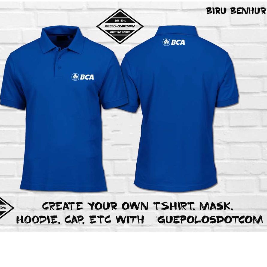 ✯ POLO BCA - Poloshirt Bank Central Asia - Polo Bank Central Asia - Poloshirt BCA BUMN - Polo BCA - 