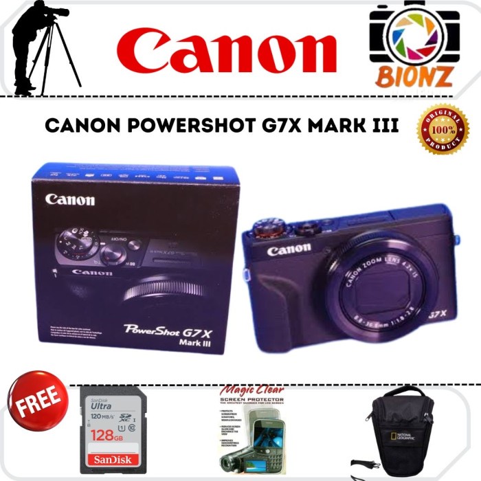 CAMERA CANON POWERSHOOT G7X MARK III / CANON G7X III