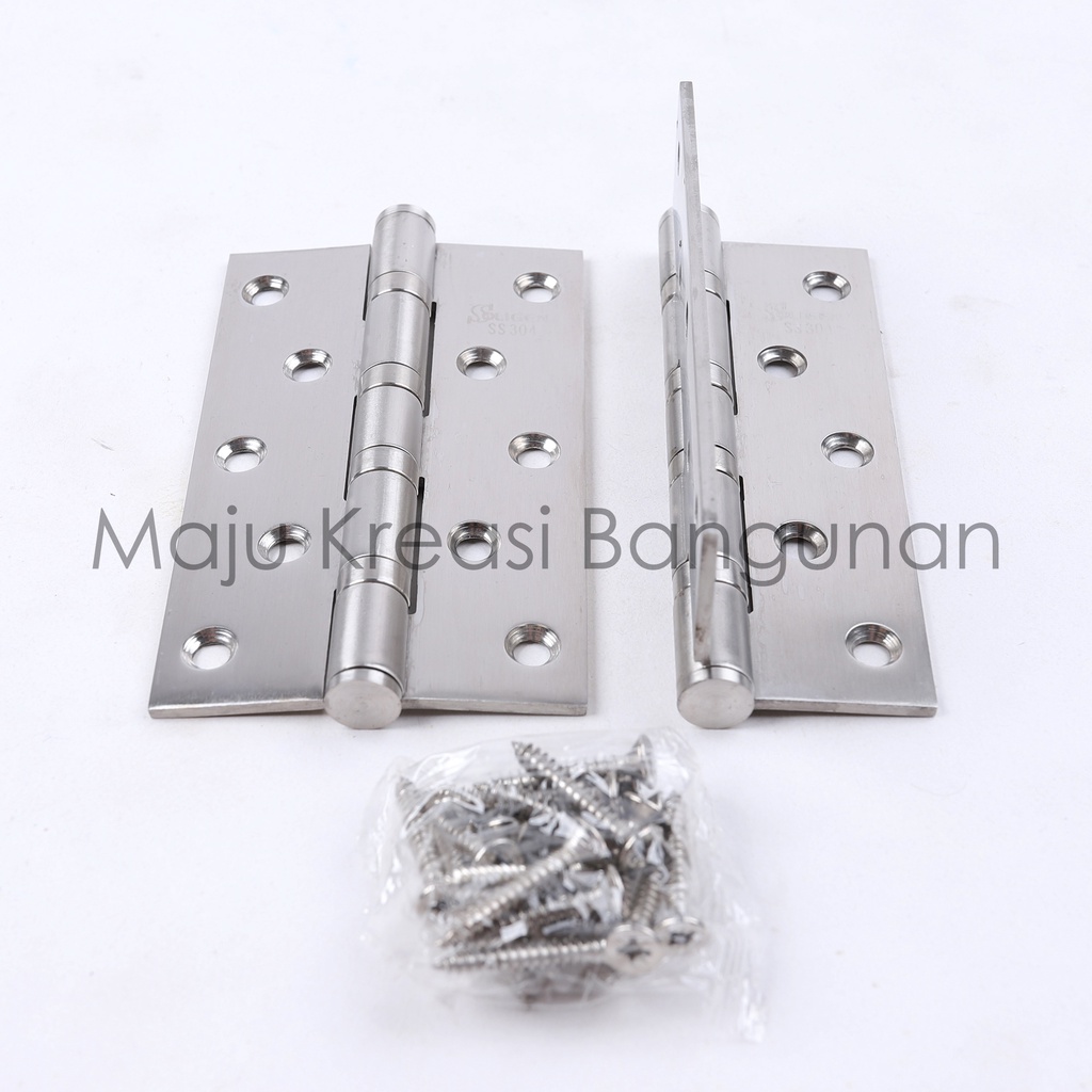 Engsel Tebal Merk Soligen 5&quot; Stainless Steel SS 304 Pintu Jendela 5 Inch Inci 5Inch 5Inci Kuat SS304