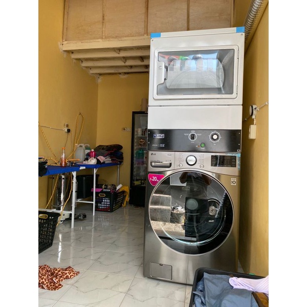 Paket Usaha Laundry stack LG 20 kg dan Maytag MDG20