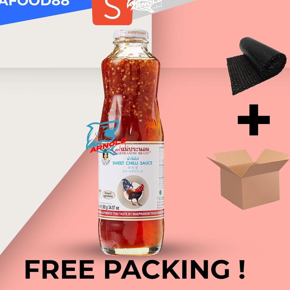 

◄ Maepranom Sweet Chili Sauce 980 gr Thailand Brand Saus Chilli Thai Sauce ☜