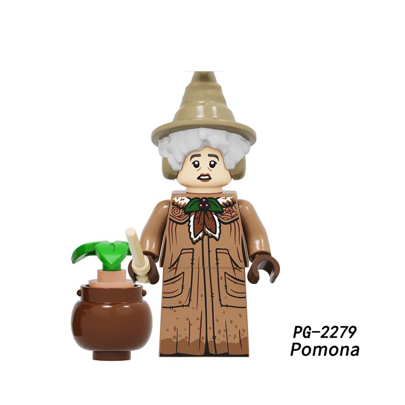 Harry Potter Dumbledore Pomona James Potter Minifigures Hogwarts Lily Griphook Ilmu Sihir Witchrdry ​Figura Mini