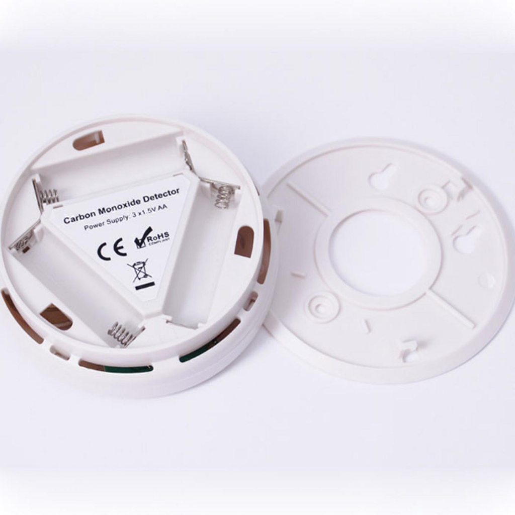 (BISA COD) FTIHSHP LESHP Detektor CO Carbon Monoxide Smoke Alarm Detector - EN502