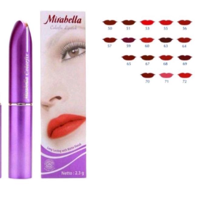 ➼ Mirabella Cororfix Cool Lipstik matte ♦