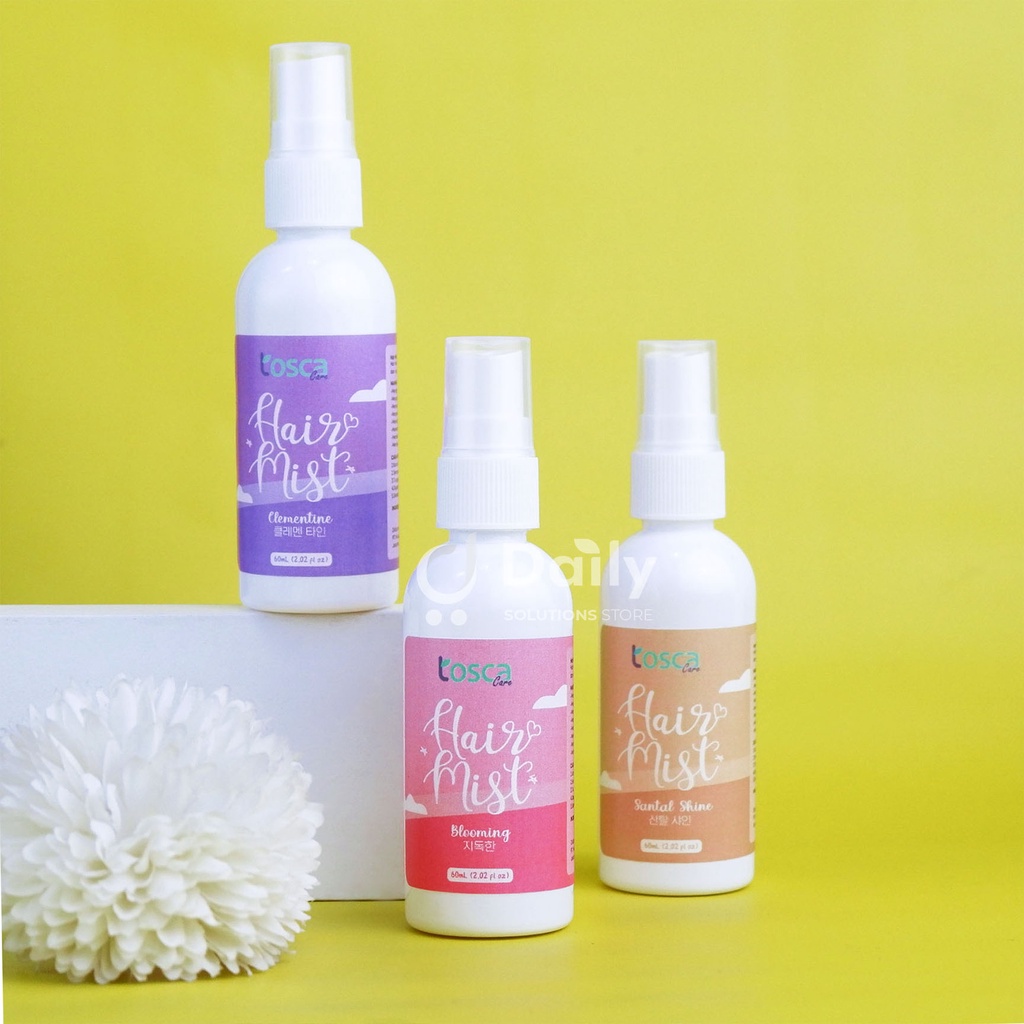 Hair Mist Tosca Parfum Rambut Spray Rambut Mudah Diatur dan Wangi Seharian