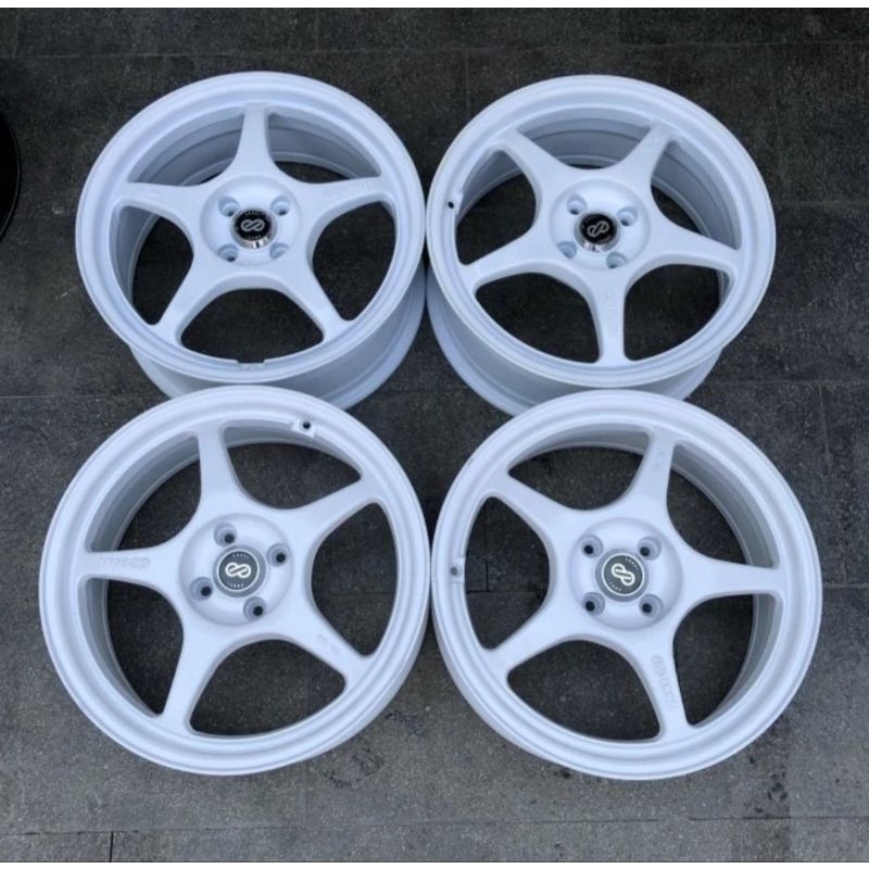velg original ENKEI Tulang SC30 Ring 17. Pcd 4x100. Fit di mazda2, Freed, Jazz, Yaris