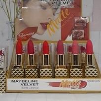 ➭ [LUSINAN] Lipstik REVLON Matte 3D Casing Gold / Silver / Merah ✬