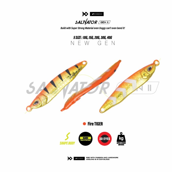 Exodus Salvator Fire Tiger Micro Jig
