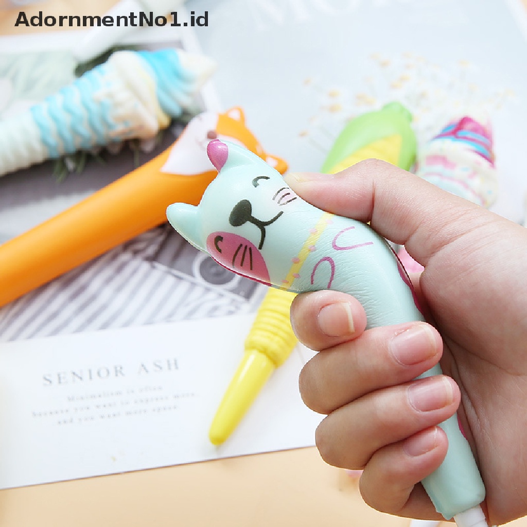 [AdornmentNo1] Pena Bor Paing Kartun Deion Pinching Pen 5D Bordir Diy Alat [ID]