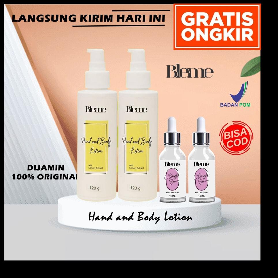 ➸ BLEME BODY LOTION ORIGINAL ASLI 100%  WHITENING HAND BODY BLEME LOTION SERUM BLEME 100% ORI  ♚