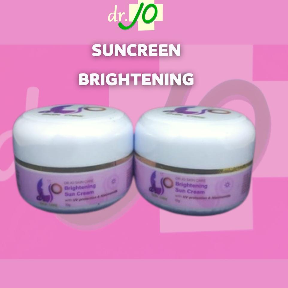 ☠Big Sale✍ SUNSCREEN BRIGHTENING DR.JO SKINCARE | SUNBLOCK WHITENING KLINIK DR.JO BPOM AMAN HALAL St