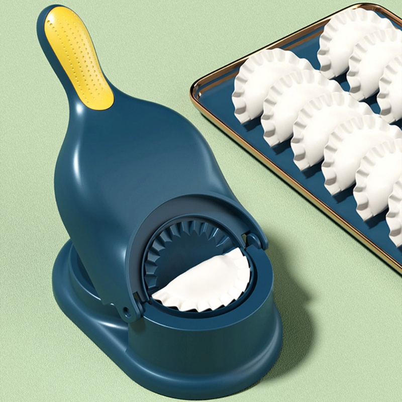 Alat Masak 2in1 Dapur Berguna Dumpling Maker Cetakan Jiaozi Wrapper Maker DIY Alat Penekan Adonan Manual Press Dumplings Crust Tool Penggiling Pangsit