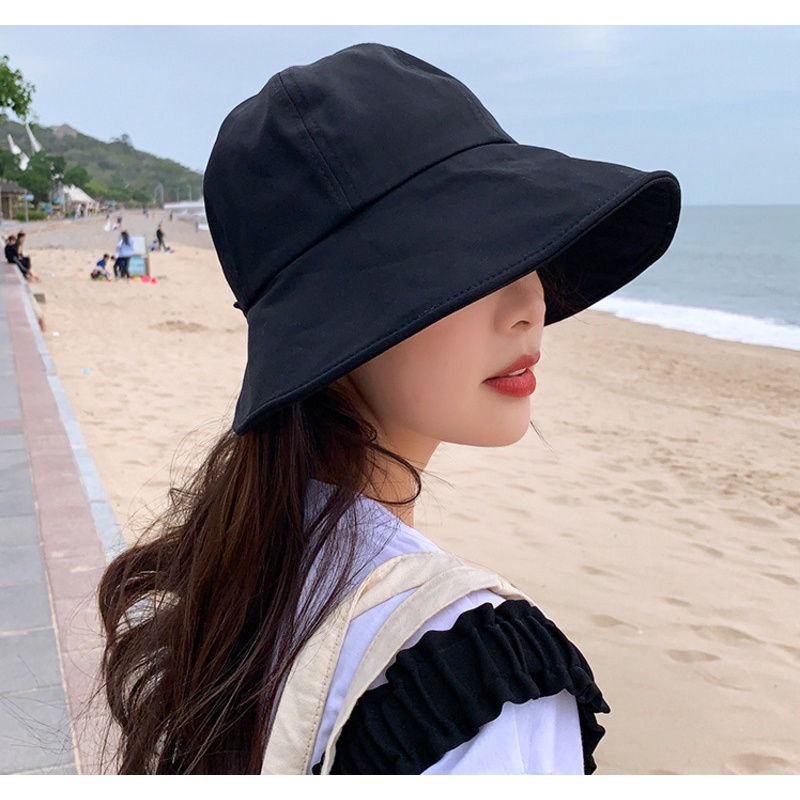 Topi Nelayan Sun Shade Versi Korea Tabir Surya Tren Gaya Tipis