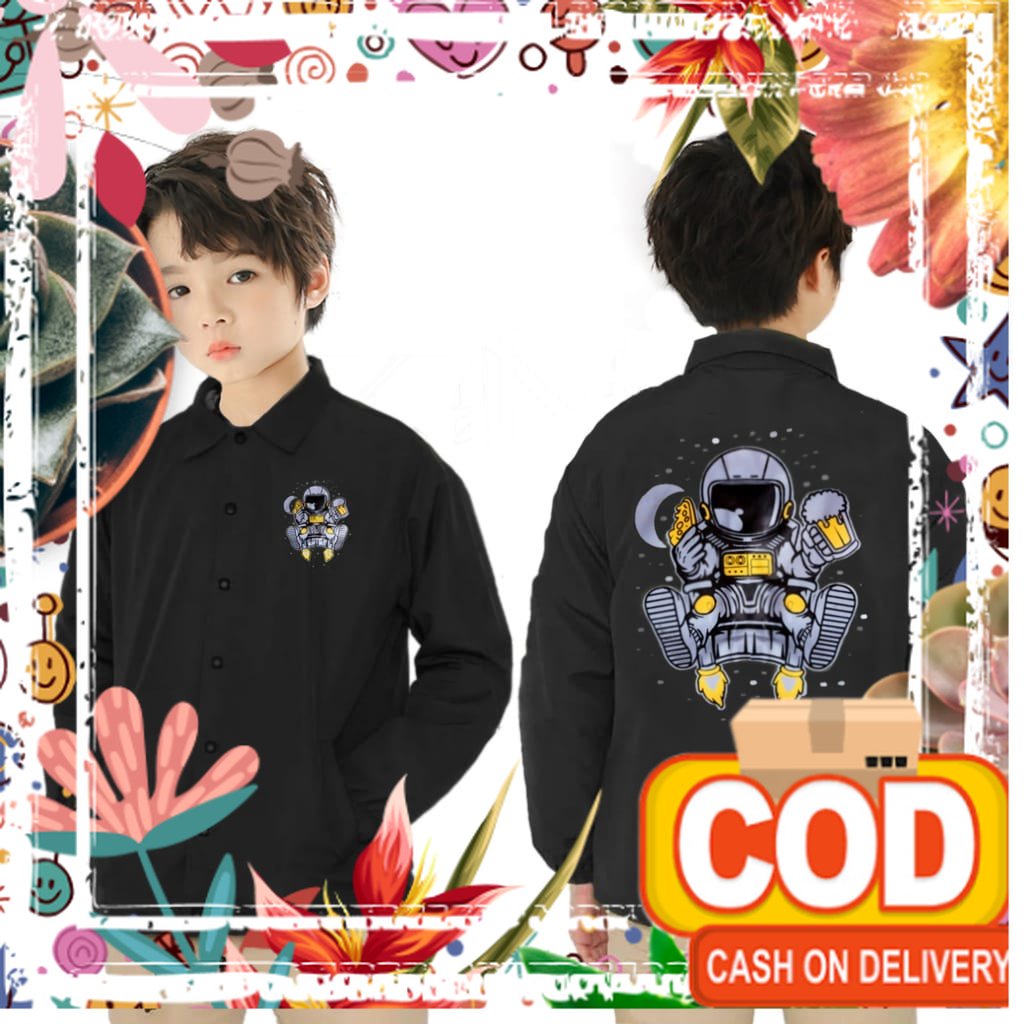 Jaket coach anak laki laki ASTRONOT jacket anak cowok distro / superhero ben10