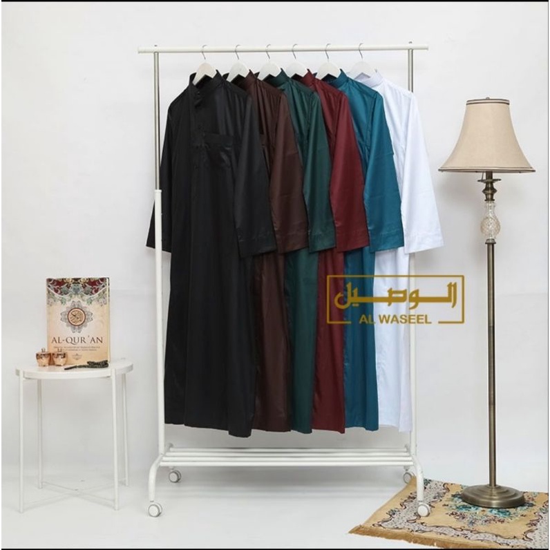 GAMIS REMAJA/JUBAH AL- WASEEL POLYSTER VIETNAM PREMIUM/MODEL JUBAH HARAMAIN/ALHARAMAIN REMAJA