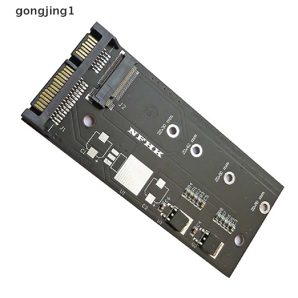 GGG NEW SATA M.2 NGFF SSD to 2.5 &quot;SATA 2.5&quot; SATA to M.2 NGFF SSD Adapter Riser Card Hot Sale ID