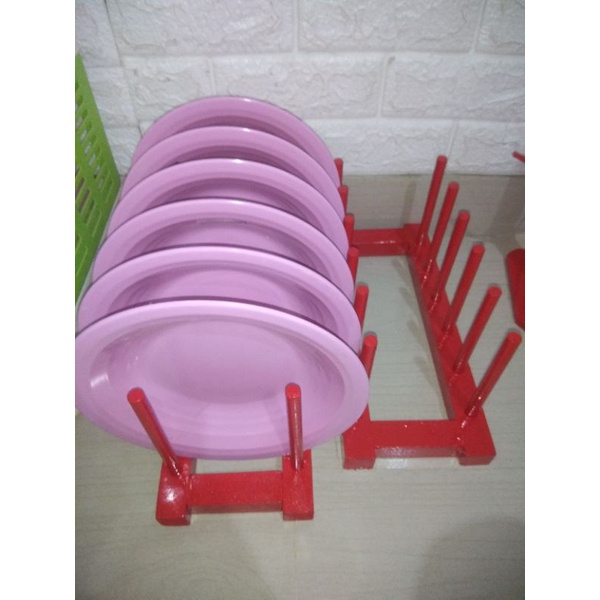 Rak piring/tempat tutup panci/tempat gelas(bisa kirim seluruh Indonesia)