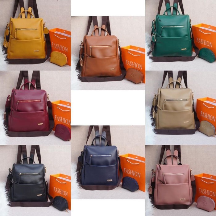 Ransel fossil kode 890 multifungsi tas wanita fossil impor