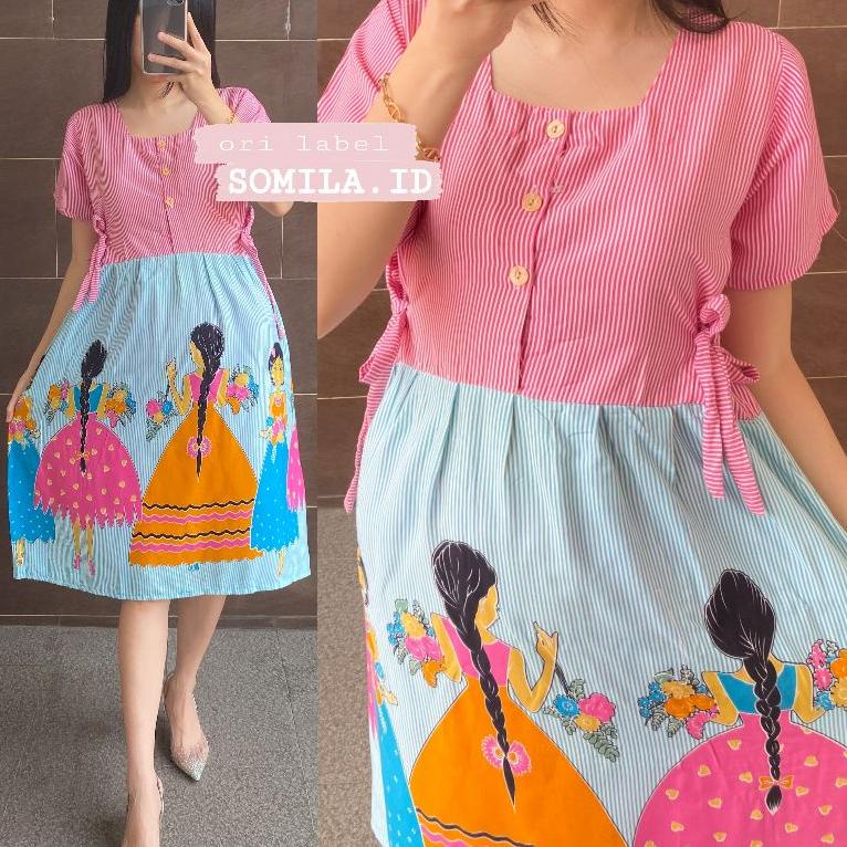 Langsung Atc GROSIR DASTER LD 115 SOMILA.ID BUSUI CHIBI PUTRI SERUT BATIK BU TEJO SALUR