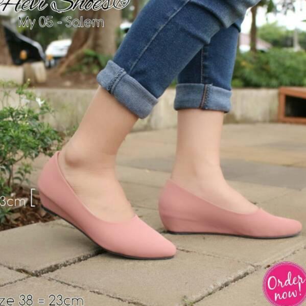 Terbaru Fsb - Sepatu Basic Wedges  Wanita (My 03 - Series)