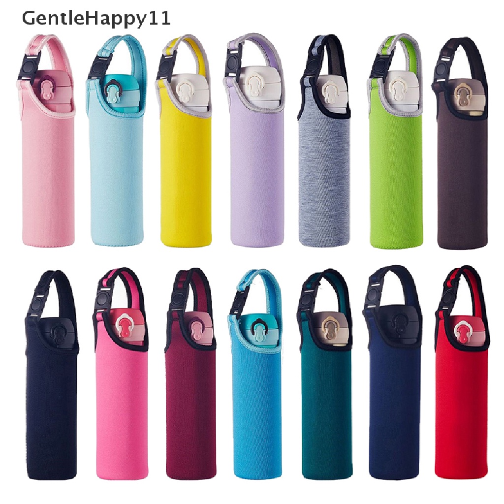 Gentlehappy 500ml Baru Portabel Tahan Panas Insulated Cup Sleeve Case Travel Penutup Botol Air id
