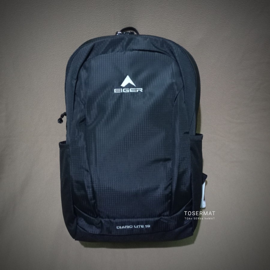 Eiger1989 Diario Lite 19 original Tas ransel backpack daypack casual-Black 7199