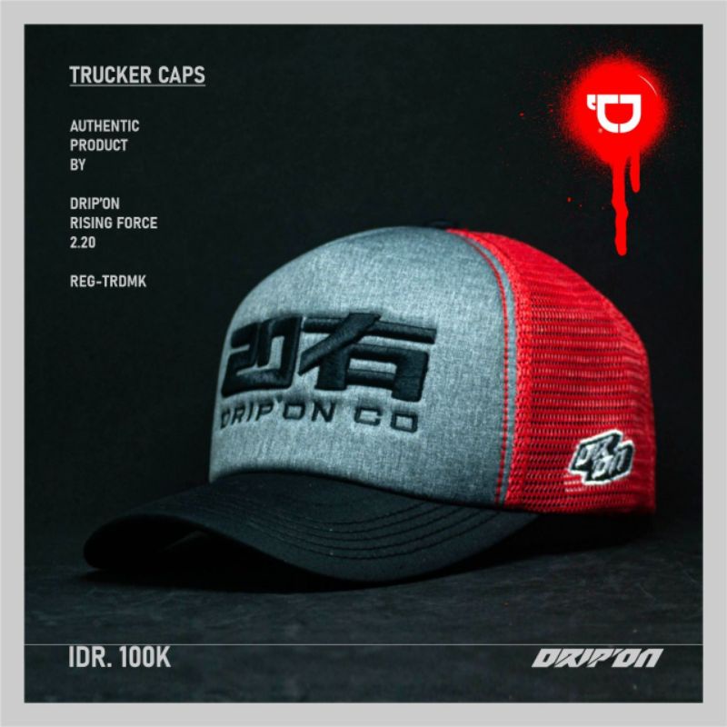 Topi Jaring Drip On Original Skaters Proshop Linkswear