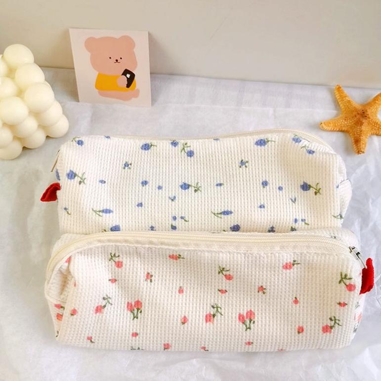 

Promo 3.3 Mismi Alice Pencil Case Kotak Pensil Sekolah Motif Little Flower Perempuan Trendy - PC2A