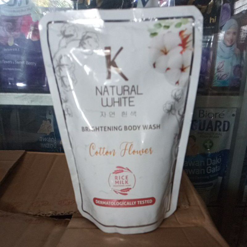 k natural white body wash 450ml