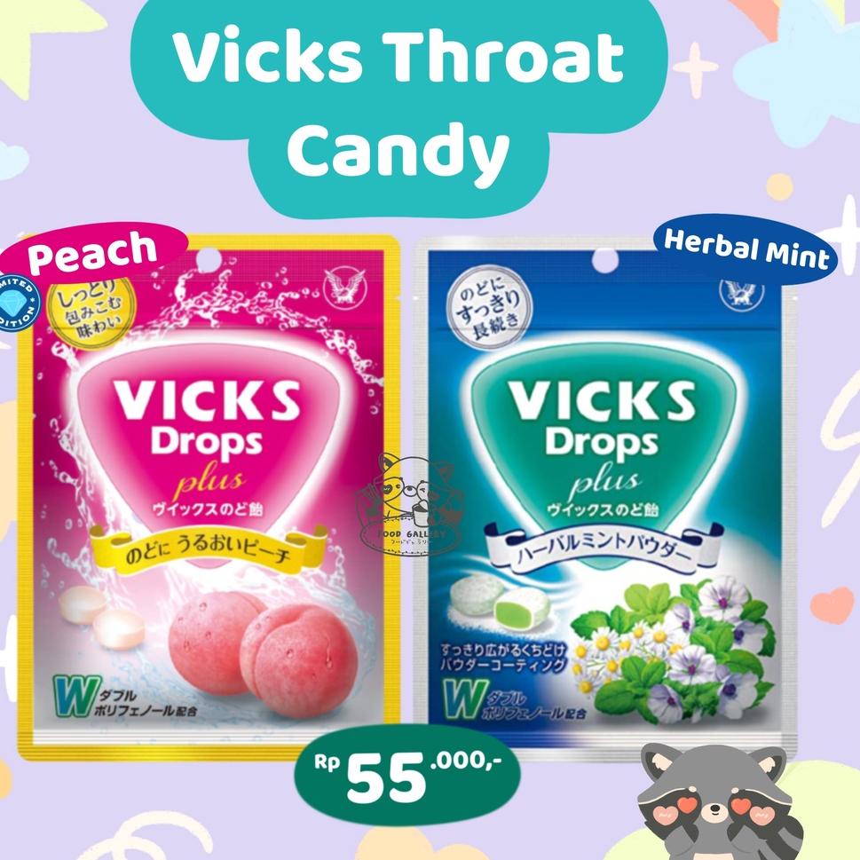 

☇ Vicks Throat Candy JAPAN ➱