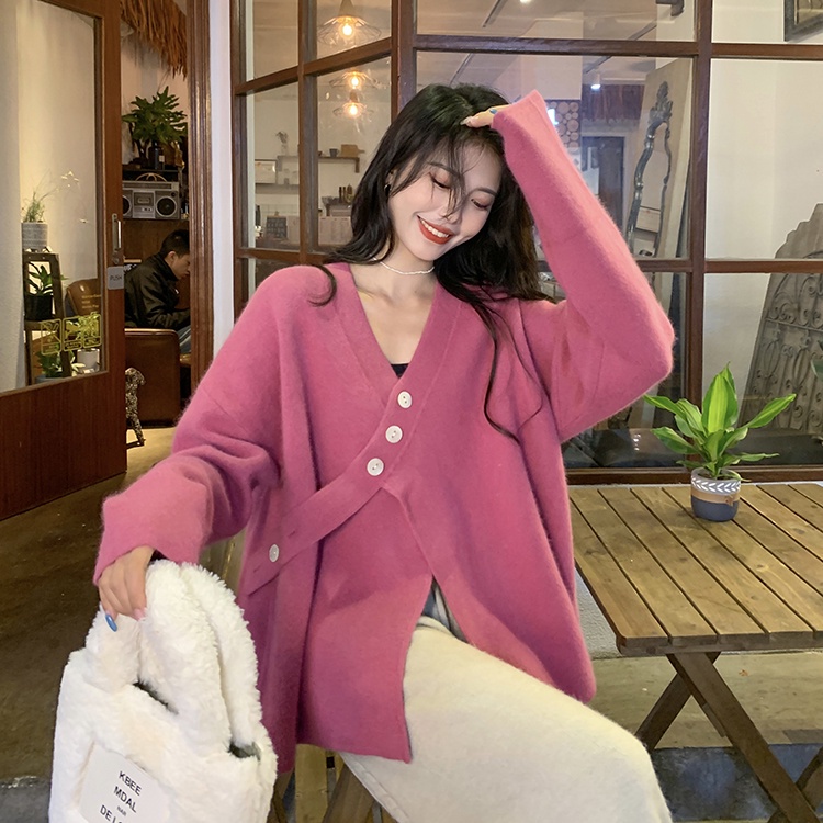 Outer Cardigan Knit Top Lengan Panjang Wanita Baju Atasan Wanita Kekinian