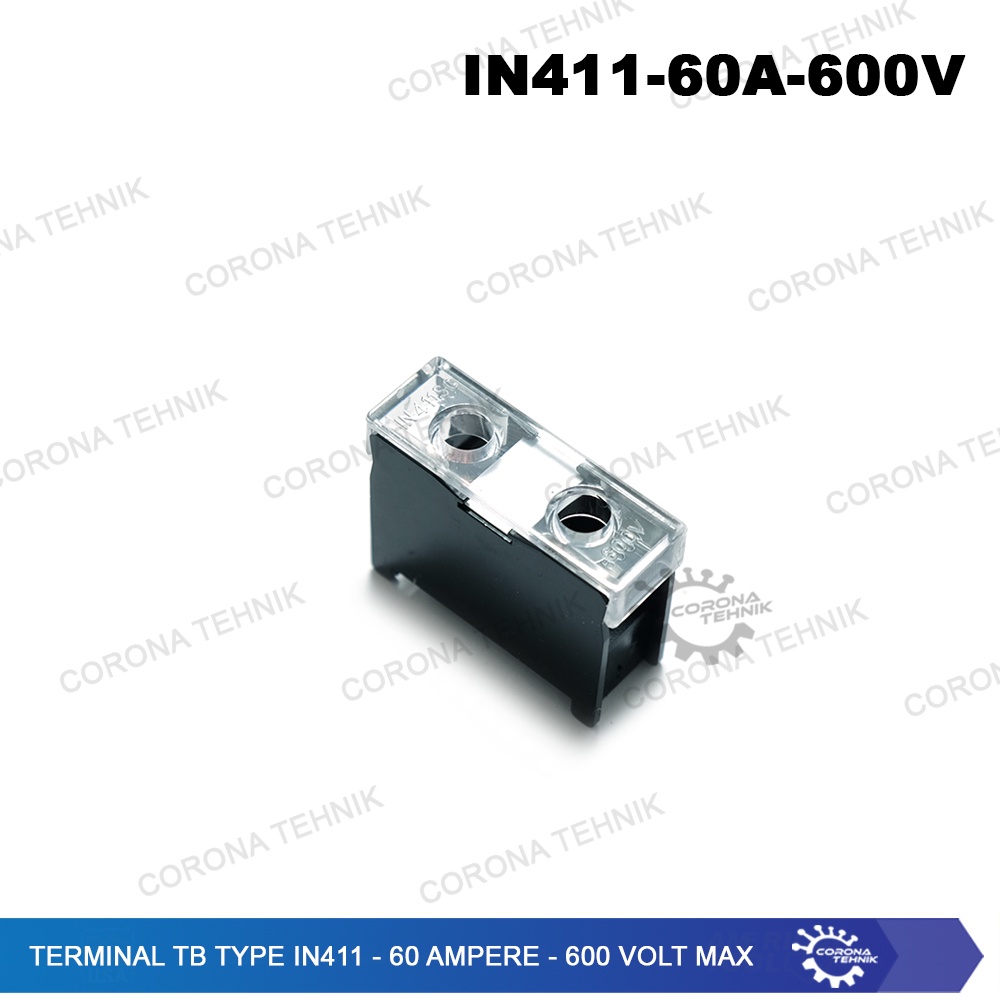 Type IN411 - 60 Ampere - 600 Volt Max Terminal TB